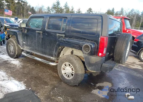2007 Hummer H3 Suv z USA, uszkodzony, nr VIN 5GTDN13E978184858